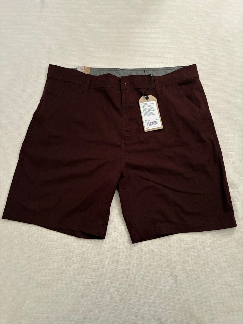 Prana Furrow Shorts NWT